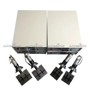 発電機とトランスデューサーでマスクを作るために使用される低価格の20khz超音波溶接システム